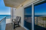 Private balcony with a pristine view of Perdido Key beach 